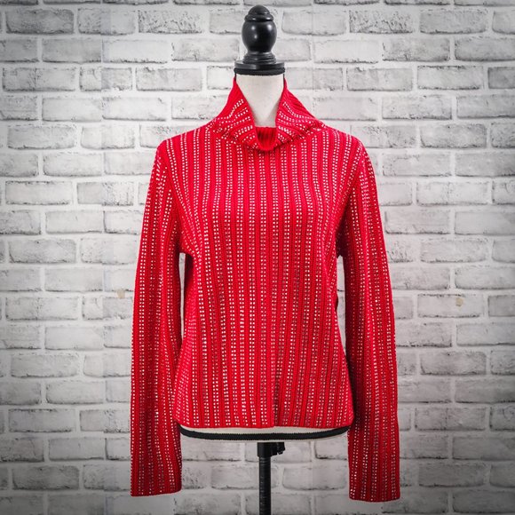 INC International Concepts Embellished Pullover, Small - Picture 1 of 5